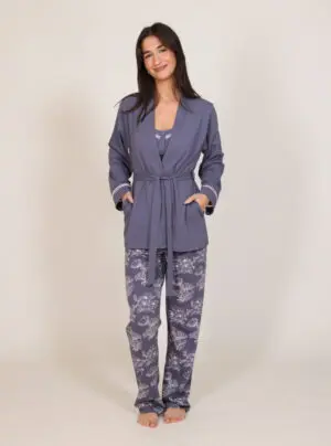 3pcs Stretch Cotton Pajamas