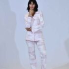 button up stylish pyjama set