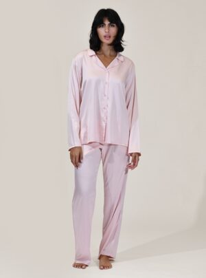 Button up Satin Pyjama