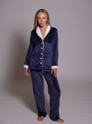 Button up Warm Fleece PJ Set