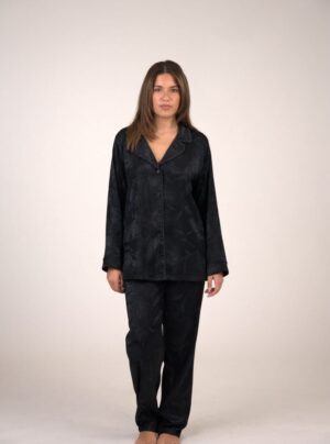Button up Soft Velvet Pyjama