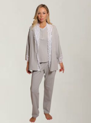 3pcs Stretch Cotton Pajamas