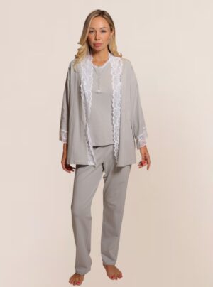 3pcs Stretch Cotton Pajamas