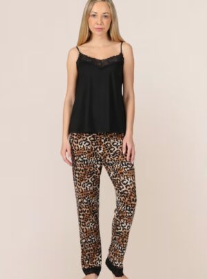 Modal PJ Set With Lace