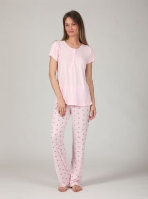 Bow Cotton Pj Set