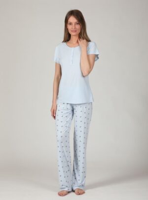 Bow Cotton Pj Set