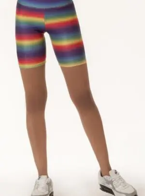 Biker short Rainbow print