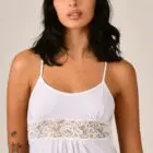 short pajama set With Lace