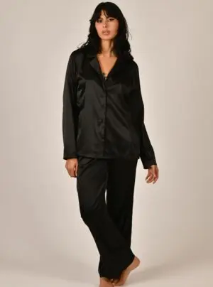 Button up Satin Pyjama