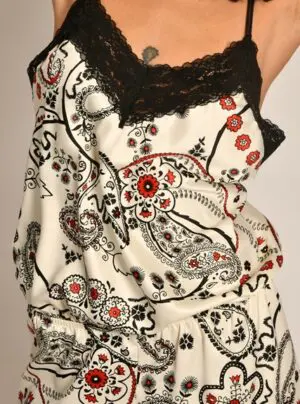 Overall Satin & Lace