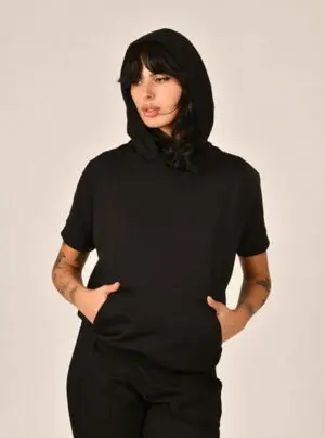 cozy hooded pyjama top