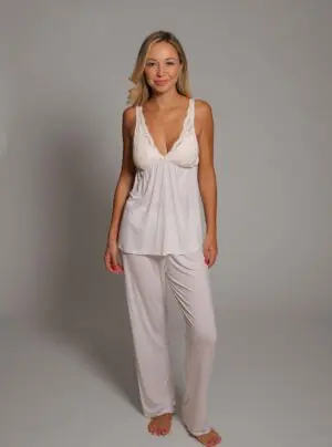 Bamboo Cotton Set With Lace