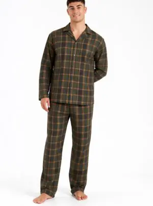 Button Up Men Flannel PJ