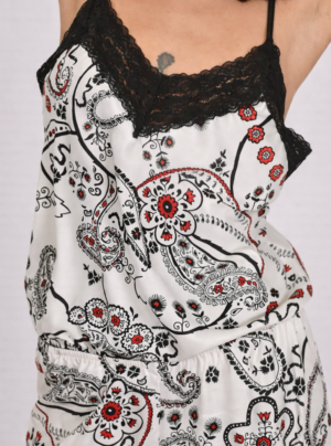 Overall Satin & Lace