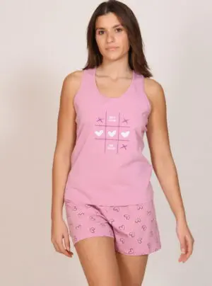 Stretch Cotton Short PJ Set