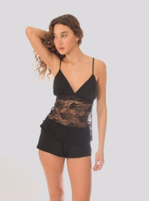 Bamboo Cotton Set With Lace