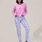 2 piece soft women's pyjama