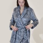 warm women's robe