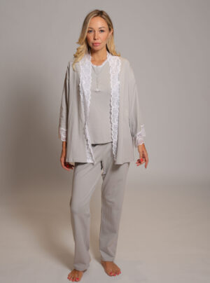 3pcs Stretch Cotton Pajamas
