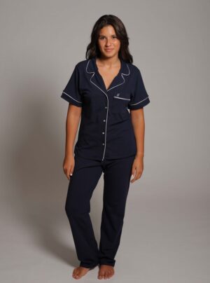 Noor Stretch Cotton Long PJ Set