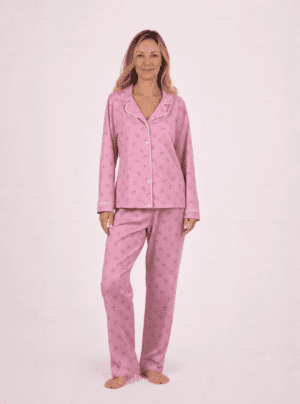 Stretch Cotton Long PJ Set