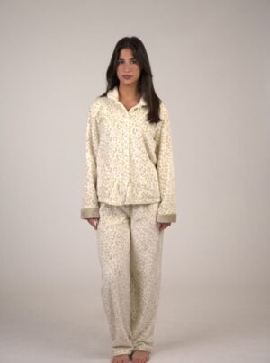 Button up Fleece PJ Set