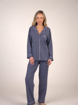 Noor Stretch Cotton Long PJ Set