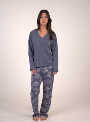 Stretch Cotton  Pyjama Set