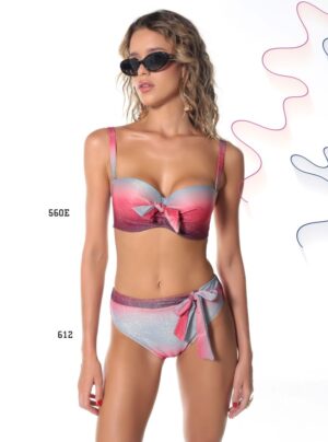 Lucero Sunset Ombre Underwire E-Cup Bikini Set